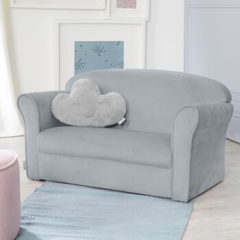 roba Kindersofa Lil Sofa mit Armlehnen, grau - B-Ware