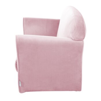 roba Lil Sofa Kindersofa, mit Armlehnen, rosa/mauve - B-Ware