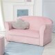roba Lil Sofa Kindersofa, mit Armlehnen, rosa/mauve - B-Ware