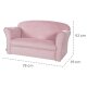 roba Lil Sofa Kindersofa, mit Armlehnen, rosa/mauve - B-Ware