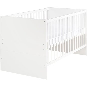 roba Kombi-Kinderbett Anton 70 x140 cm, Babybett umbaubar zum Juniorbett, inkl. Umbauecken, 3-Fach höhenverstellbar - B-Ware