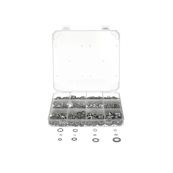 PARKSIDE® Kleinteile-Sortiment XXL, Edelstahl-Scheiben-Sortiment - B-Ware Transportschaden Kosmetisch