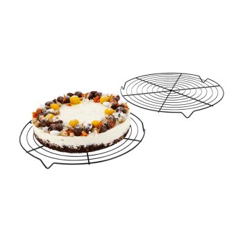 SILVERCREST® Back- und Abkühlgitter-Set, 2 Stück (Rund) - B-Ware neuwertig