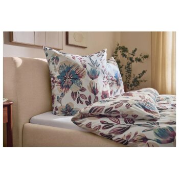 LIVARNO® Satin-Spannbettlaken, 140-160 x 200 cm, weiß - B-Ware neuwertig