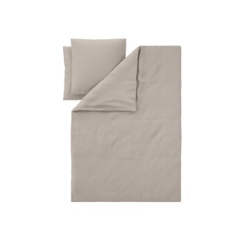 LIVARNO® Mikrofaser-Washed-Bettwäsche, 200 x 220 cm, beige - B-Ware sehr gut