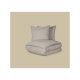 LIVARNO® Mikrofaser-Washed-Bettwäsche, 200 x 220 cm, beige - B-Ware sehr gut