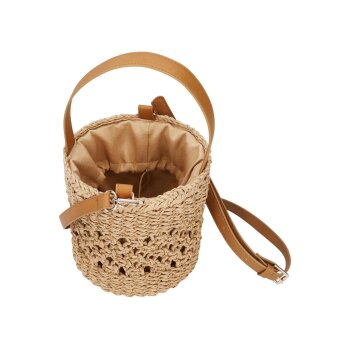 ESMARA® Bast-Handtasche (Rund) - B-Ware neuwertig
