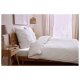 LIVARNO® Luxus-Satin-Spannbettlaken, 180-200x200x27cm, weiß - B-Ware neuwertig