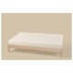 LIVARNO® Jersey-Spannbettlaken, mit Leinen, 140-160 x 200 cm, beige - B-Ware sehr gut