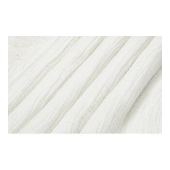 LIVARNO ® Bettwäsche, Musselin, 200 x 220 cm, weiß - B-Ware neuwertig