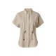 esmara® Damen-Leinenbluse, leger geschnitten, 40, beige - B-Ware sehr gut