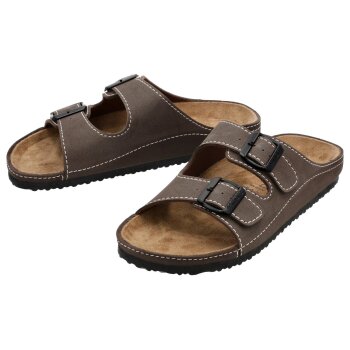 esmara® Herren-Pantoletten, 44, braun - B-Ware neuwertig
