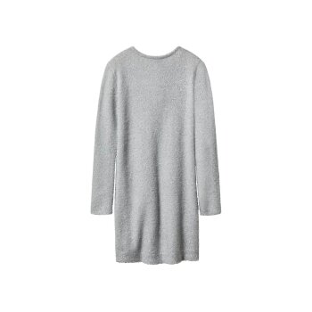 esmara® Damen-Strickkleid, gerippt, S, silber - B-Ware sehr gut