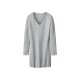 esmara® Damen-Strickkleid, gerippt, S, silber - B-Ware sehr gut