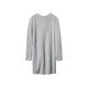 esmara® Damen-Strickkleid, gerippt, S, silber - B-Ware sehr gut