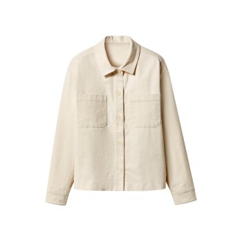 Esmara® Damen Cord Overshirt, M, creme - B-Ware sehr gut