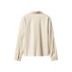 Esmara® Damen Cord Overshirt, M, creme - B-Ware sehr gut