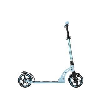 MUUWMI Aluminium-Scooter, 205 mm, Lenker 5-fach höhenverstellbar, blau - B-Ware neuwertig