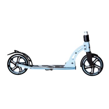MUUWMI Aluminium-Scooter, 205 mm, Lenker 5-fach höhenverstellbar, blau - B-Ware neuwertig