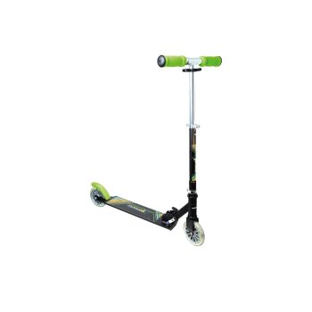 MUUWMI Aluminium-Scooter 125 mm, mit LED-Leuchtrollen -...