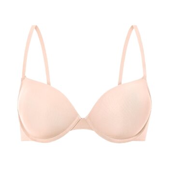 esmara® Damen-Bügel-BHs, 2 Stück, mit gepaddeten Cups, 80B, schwarz/beige - B-Ware sehr gut