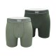 MEXX Herren Boxer, 2 Stück (Dark Green/Green, L) - B-Ware sehr gut