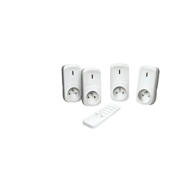 TRONIC® Funkschaltset 5tlg. innen, weiß -...