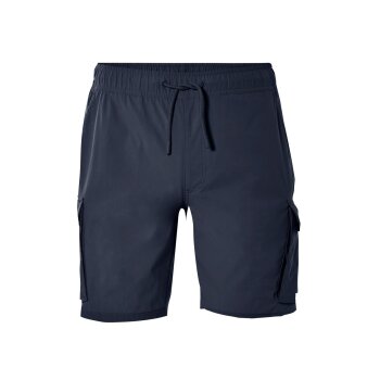 LIVERGY® Herren-Cargo-Shorts, wasserabweisend, XL, navy - B-Ware neuwertig