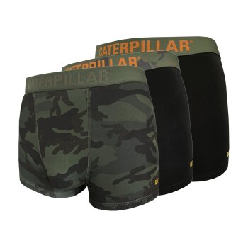 CATERPILLAR Herren Boxershorts, 3 Stück (Camouflage,...