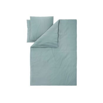 LIVARNO® Seersucker-Bettwäsche, 200 x 220 cm, mint - B-Ware neuwertig