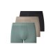 esmara® MEN Herren-Boxershorts, 3 Stück, XL, schwarz/grün/beige - B-Ware neuwertig