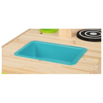 PLAYTIVE Outdoor Matschküche auf Rädern, aus Echtholz - B-Ware neuwertig