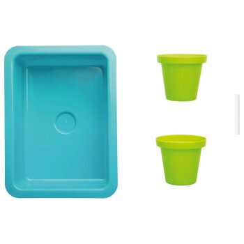 PLAYTIVE Outdoor Matschküche auf Rädern, aus Echtholz - B-Ware neuwertig