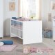 roba Lilo Kombi-Kinderbett, 70 x140 cm, weiß - B-Ware Transportschaden Kosmetisch