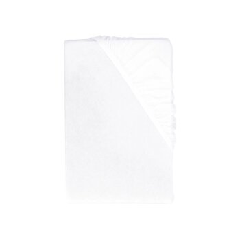 LIVARNO® Jersey-Spannbettlaken, 180-200 x 200 cm, weiß - B-Ware neuwertig