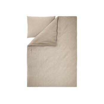 LIVARNO ® Bettwäsche Musselin, 140 x 200 cm, beige - B-Ware sehr gut