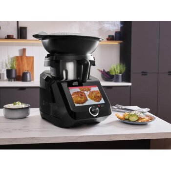 SILVERCREST® KITCHEN TOOLS Monsieur Cuisine Smart Black SKMS 1200 C1, schwarz - B-Ware