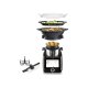 SILVERCREST® KITCHEN TOOLS Monsieur Cuisine Smart Black SKMS 1200 C1, schwarz - B-Ware