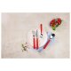 SILVERCREST® Edelstahl-Besteck-Set (Rot) - B-Ware neuwertig