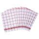 W5 Geschirrtücher 50x70cm , 10er Set (Rot) - B-Ware neuwertig