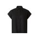esmara® Damen-Bluse, mit Leinen, M, schwarz - B-Ware neuwertig