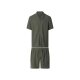 esmara® MEN Musselin-Pyjama, L, khaki - B-Ware neuwertig