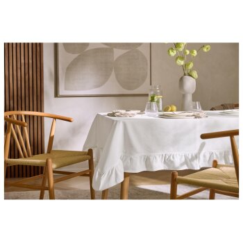 LIVARNO® Tischdecke, 120 x 160 cm (Weiß) - B-Ware sehr gut