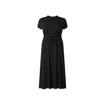 esmara® Damen-Maxi-Kleid, XL, schwarz - B-Ware neuwertig
