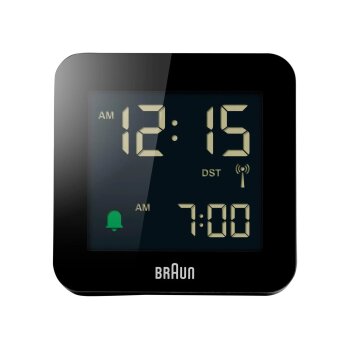 BRAUN Funk-Wecker, digital (Schwarz) - B-Ware neuwertig
