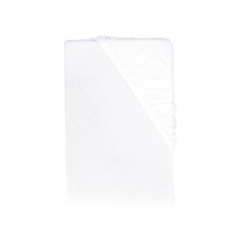 LIVARNO® Jersey-Spannbettlaken, 140-160 x 200 cm, weiß - B-Ware sehr gut
