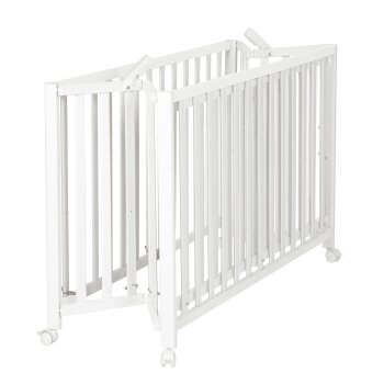 roba Klappbett Fold Up, 60x120cm, Holz weiß - B-Ware