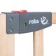 roba Türschutzgitter Safety Up, Schutzgitter mit Ampelfunktion, Buche massiv, 70 - 118,5 cm  - B-Ware
