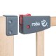 roba Türschutzgitter Safety Up, Schutzgitter mit Ampelfunktion, Buche massiv, 70 - 118,5 cm  - B-Ware
