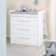 roba Wickelkommode Maren mit abnehmbarem Aufsatz, schmal, 3 Schubladen, Wickelhöhe 90,5 cm - B-Ware